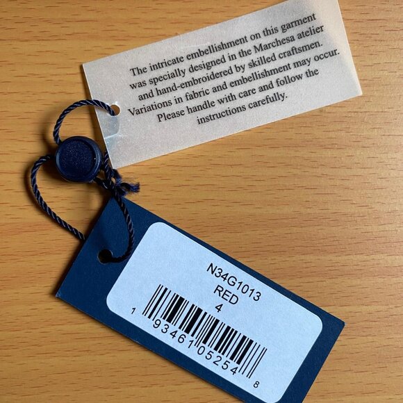 red marchesa two tier evening gown dress sydney sweeney 2019 - Picture 4 of 10